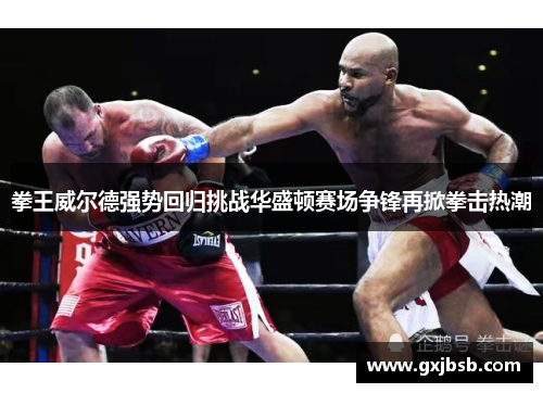 拳王威尔德强势回归挑战华盛顿赛场争锋再掀拳击热潮